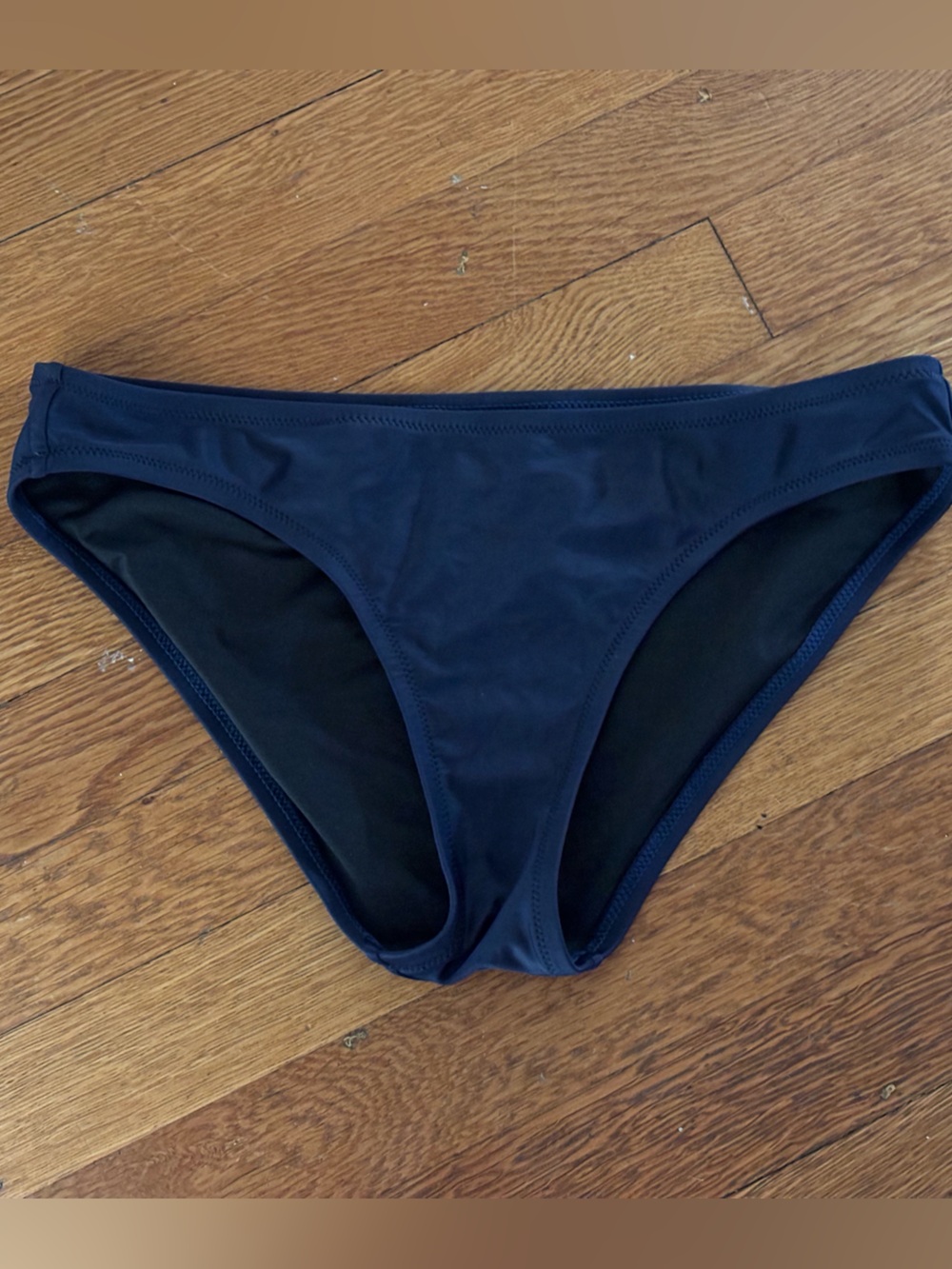 J. Crew Classic Full Coverage Navy Blue Bikini Bottoms XS